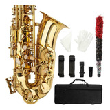 Saxofón Alto Eb Profesional Con Estuche Y Accesorios
