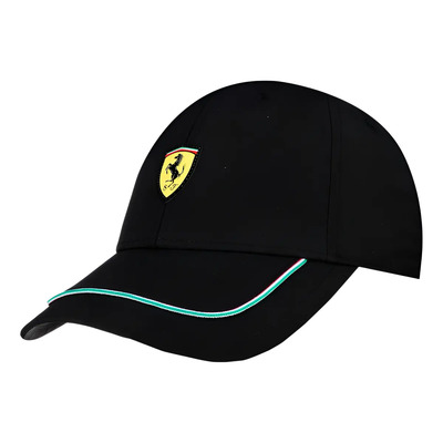 Gorra Deportiva Puma Ferrari Motorsport Negra Color Negro Talla Unitalla Liso
