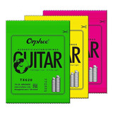 Paquete Cuerdas Guitarra Acustica Orphee Tx620 Tx630 Tx640 