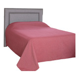 Colcha Cama De Casal Padrão Piquet Cobre Leito 2 M X 2,20 M Cor Vermelho