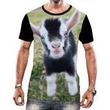 Camiseta Camisa Animais Da Fazenda Cabra Cabrito Bode Hd 2