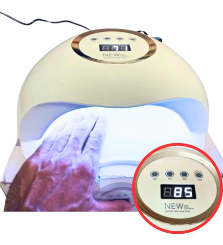 Cabine Sun Led Uv 60w Para Unhas Gel Profissional Salão