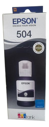 Tinta Epson T504 T504120 127ml Negra L4150 L4160 Original