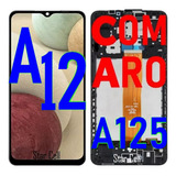 Tela Frontal Original ( Com Aro ) A12 ( A125)+películ3d+capa