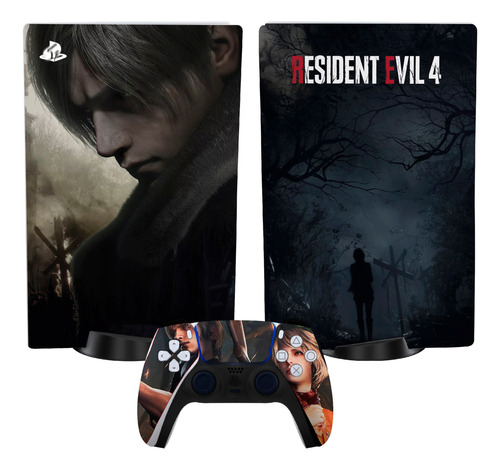 Skin Compatible Consola Ps5 Standard Resident 4