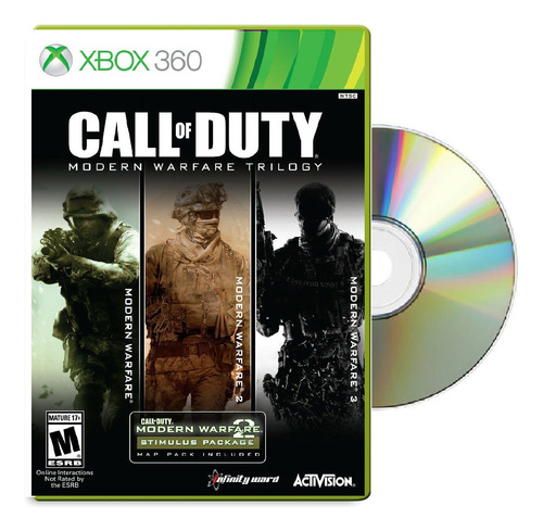 Call Of Duty Modern Warfare Trilogy Xbox 360 Físico Original