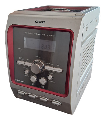  System Cce As-75x Rádio Am Fm Cd  Player No Estado Ver Desc