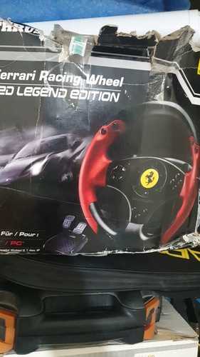 Volante Y Pedalera Ferrari Racing Wheel. Para Ps3 Y Pc
