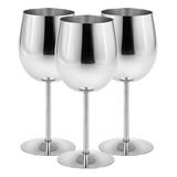 3pcs Elegante Copa De Vino De Plata Copa Copa De Jugo De