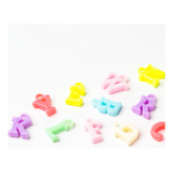 Pingente Do Alfabeto 14mm Letras Sortidas - 500g