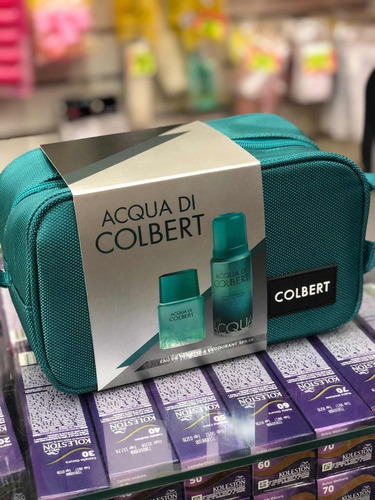 Aqua Di Colbert Perfume + Desodorante Original En Estuche