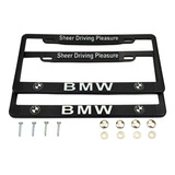 Porta Placas Bmw Reflejante Camioneta Auto Cubre Pijas Kit