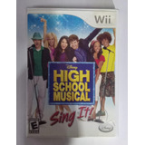 Juego High School Musical Sing It Para Playstation 2 Usado