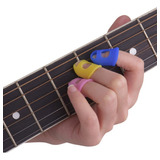 4 Plumillas Protectora De Punta De Dedo Para Tocar Guitarra 