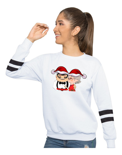 Buzo Buso Saco Hoodie Familia Abuelitos Navideños Navidad