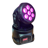 Cabezal Movil Led Proton 7x10w Rgb Dmx Boliche Luces Dj