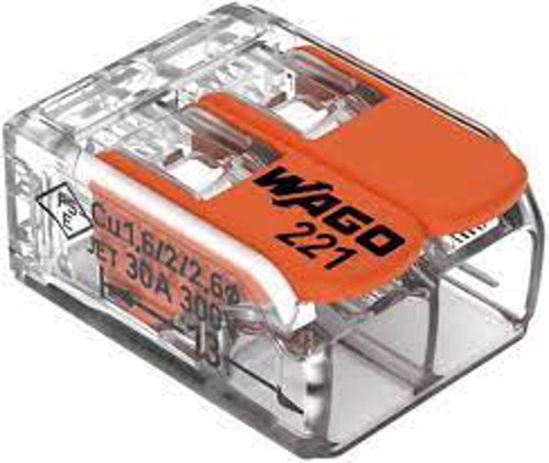 Wago Conector Emenda 221-612 (2 Vias 6,0mm X 41a)