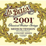 Encordado Guitarra Clásica La Bella 2001 Medium Tension