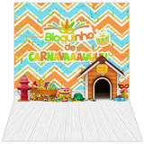 Fundo Fotográfico Pet Shop Cenário Tecido 1,20x1,70 Vertical Desenho Impresso Bloco Carnaval Pet-19