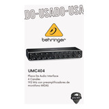 Behringer Umc404 Hd Interface Audio Usb Pc U-phoria Usada