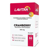 Cranberry Lavitan 30 Cpr Infecção Urinária Mulher Homem