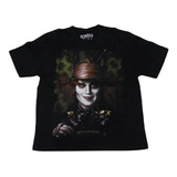 Camiseta Adulto Chapeleiro Maluco Filme Tim Burton Bo044