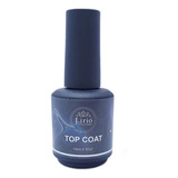 Top Coat Lirió Preto Profissional Unhas Gel Extra Brilho Cor Incolor