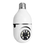 Camara Lampara Espia Exterior Interior Wifi Vision Nocturna