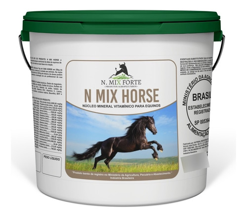 N Mix Horse 5kg - Equinos Todas As Fases