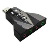 Tarjeta De Sonido Usb Externa 7.1 Doble Jack Mic Y Audio