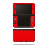 Skin Autoadherible Para Nintendo 3ds Xl 2012 Fibra Rojo