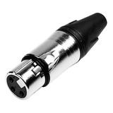 Venetian La1031-1 Ficha Canon Xlr Hembra Tipo Neutrik Nc3 Fx