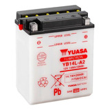 Bateria Yuasa Yb14l-a2 Modelo Compatible Con 12n14-3a Yuasa 
