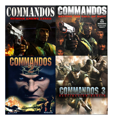 Commandos 1 2 Y 3 Español Pc Digital Tenelo Hoy