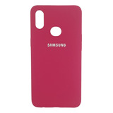 Estuche Protector Silicone Case Para Samsung A10s Rosa