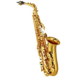 Saxofone Alto Yamaha Yas62 Ii Laqueado Dourado Yas-62