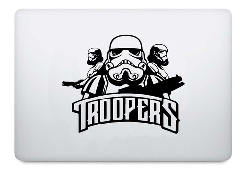 Sticker Decorativo Para Notebook Diseño Troopers Star Wars 