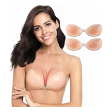 2pares Brasier Strapless Push Invisible Sosten Levanta Busto