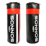 Bolsa De Boxeo 0.90 Mts. Reforzada Sonnos - Homologada Fab Color Rojo