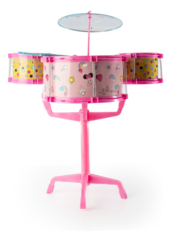 Batería Infantil Drum Set Minnie Disney Instrumento Musical