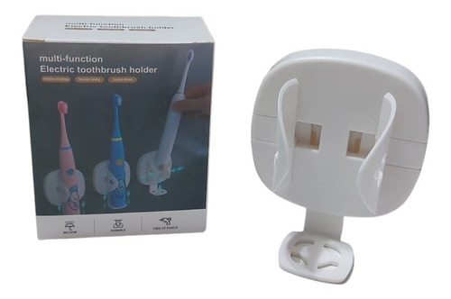 Soporte De Pared Plastico Para Cepillo De Dientes Electrico