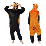 Pijama Disfraz Polar Adultos Niños Enteros Kigurumi Animales