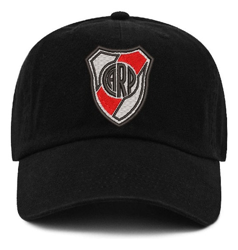 Gorro Jockey Visera Curva River Plate Futbol Bordado