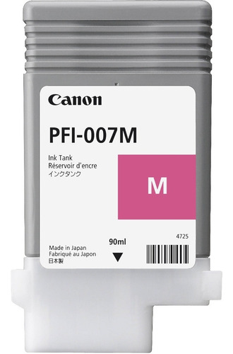 Tinta Canon Imageprograf Ipf670e Magenta Pfi-007 M 90ml