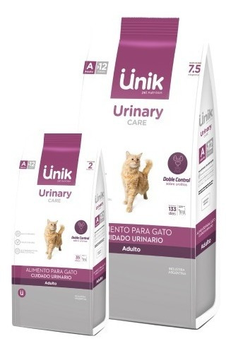 Unik Gato Adulto Urinary Care 7,5kg.  Fdm