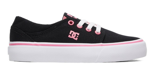 Tenis Dc Niña Negro Trase Tx Adgs300061bbp