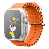 Smartwatch Hello Watch 3+ Ultra 2.04  Amoled Caja 49mm Naranja Malla Naranja