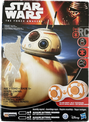 Star Wars Bb-8 Hasbro Robô Controle Remoto Coleção Antigo