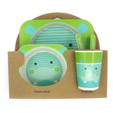 Set Desayuno Plato Bowl Vaso Cubiertos Para Bebes Y Niños 18