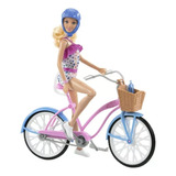 Barbie Muñeca Paseo En Bicicleta Con Accesorios Mattel